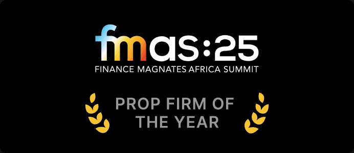 Finance Magnates Best Prop Trading Firm Africa 2025 award