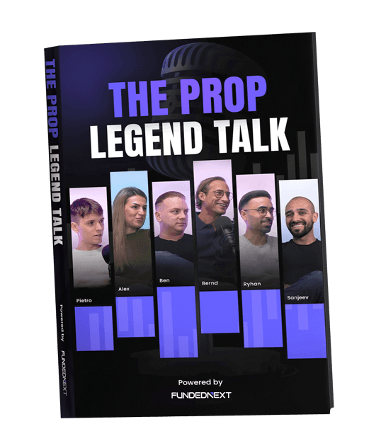 The Prop Legend Talk book cover, featuring Pietro, Alex, Ben, Bernd, Ryhan, and Sanjeev.